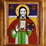 Iisus Hristos - Icoane pe sticla Sapanta - Ioana Lutai - foto Cristina Nichitus Roncea